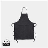 VINGA Tome GRS recycled canvas Apron, black