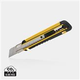 Påfyllbar RCS rplastic heavy duty snap-off kniv med mykt gre, gul