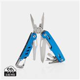 Solid Multitool mit Karabiner, blau