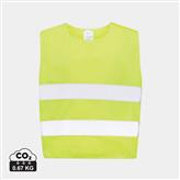 Gilet haute visibilité de signalisation en rPET GRS 3-6 ans, jaune