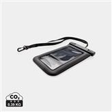 Estuche para teléfono impermeable IPX8 flotante, negro