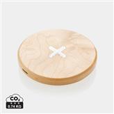 5W Wirless-Charger aus Holz, braun