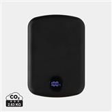 MagBoost RCS recycled plastic 5000 mah magnetic powerbank, black