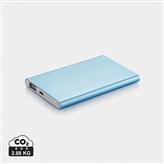 Powerbank piatta da 4000 mAh, blu