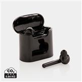 Auriculares inalámbricos Liberty en caja de carga, negro