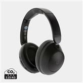 Casque audio ANC en plastique recyclé RCS Urban V Cupertino, noir