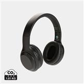 Casque audio en plastique recyclé RCS, noir