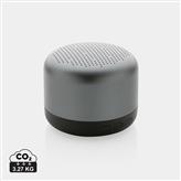 Enceinte sans fil 5W en aluminium recyclé RCS Terra, gris