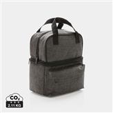 Cooler bag with 2 insulated compartments, anthracite