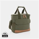 Borsa termica in canvas riciclato 16 once Impact Aware™, verde