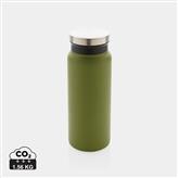 Botella al vacío de acero inoxidable reciclado RCS 600ML, verde