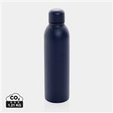 RCS Recycled stainless steel vacuum bottle 500ML, navy