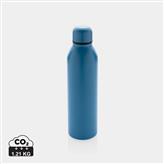 RCS gerecycled roestvrijstalen vacuümfles 500ML, blauw