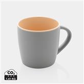 Taza de cerámica con interior de color 300ml, marron