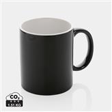 Taza básica de cerámica 350ml, negro