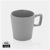 Mug 300ml en céramique au design moderne, gris