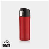 RCS Recycled stainless steel easy lock vacuum mug, red