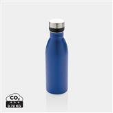 Deluxe Wasserflasche aus RCS recyceltem Stainless-Steel, blau