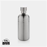 Soda RCS certified re-steel carbonated drinking bottle, silver