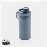 Bouteille isotherme en acier avec bouchon sport, bleu