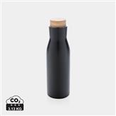 Clima leakproof vacuum bottle with steel lid, black