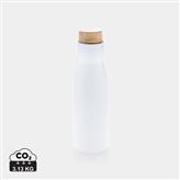 Botella Clima al vacío antigoteo con tapa de acero, blanco