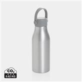 Pluto RCS Certified recycled aluminium bottle 680ml, silver