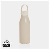 Pluto RCS Certified recycled aluminium bottle 680ml, beige