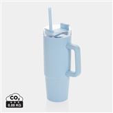 Tana RCS plastic tumbler with handle 900ml, light blue