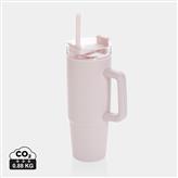 Tana RCS plastic tumbler with handle 900ml, pink