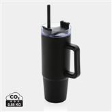 Tazza con manico Tana in plastica riciclata RCS 900ML, nero