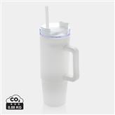 Vaso Tana RCS plástico reciclado con asa 900ML, blanco