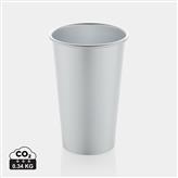 Mug 450 ml en aluminium recyclé RCS Alo, argent