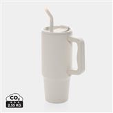 Embrace Deluxe Becher aus RCS recyceltem Edelstahl 900ml, beige