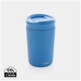 Mug 300ml en acier recyclé RCS Avira Alya, bleu