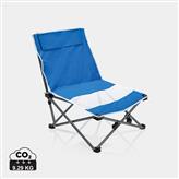 Chaise de plage pliable, bleu