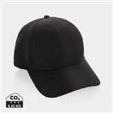 Cappellino sportivo 6 pannelli in RPET Impact AWARE™, nero