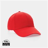 Impact AWARE™ 6 panel 280gr gerecycled katoenen cap, rood