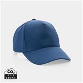 Impact 5 Panel Kappe aus 280gr rCotton mit AWARE™ Tracer, navy blau