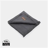 Manta tejida Ukiyo Aware™ Polylana® 130x150cm, gris