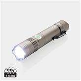 Lampe torche 3W rechargeable, gris