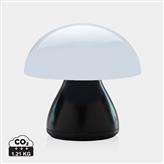 Lampe de table rechargeable par USB en plastique RCS Luming, noir