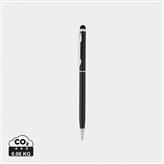 Tynd stylus pen i metal, sort