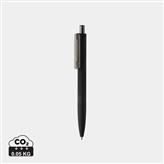 X3 black smooth touch penn, svart
