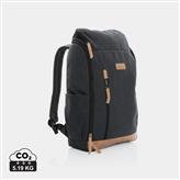 Zaino porta PC 15" in canvas riciclato 16 once Impact AWARE™, nero