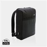 Mochila antirrobo 15" Swiss Peak con protección RFID y USB, negro