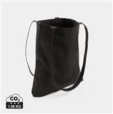 Sac shopping type Tote bag Impact en coton recyclé AWARE™, noir