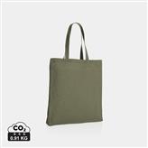 Sac tote en coton recyclé avec soufflet Impact AWARE™, vert