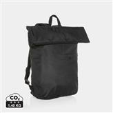 Dillon AWARE™ RPET faltbarer Lightweight-Rucksack, schwarz