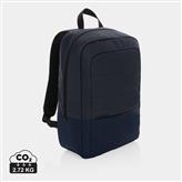 Sac à dos pour ordinateur 15,6" en rPET AWARE™ Armond, bleu marine